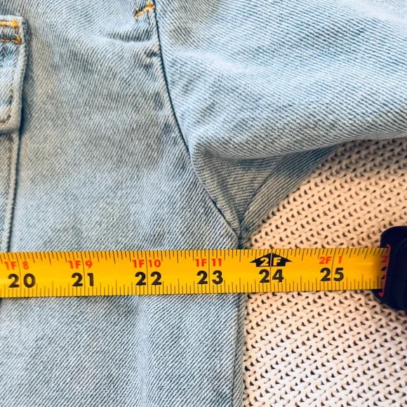 TNR JEANS Denim Shacket Light Blue Jean Jacket Button Down Shirt - Picture 14 of 15